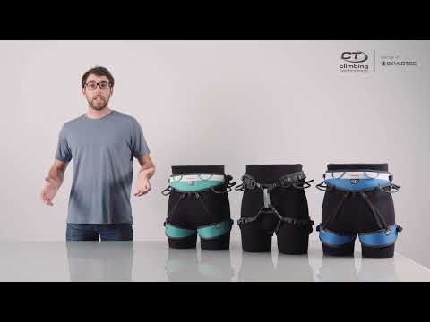 Uprząż wspinaczkowa Climbing Technology Ascent - Aquamarine/Anthracite