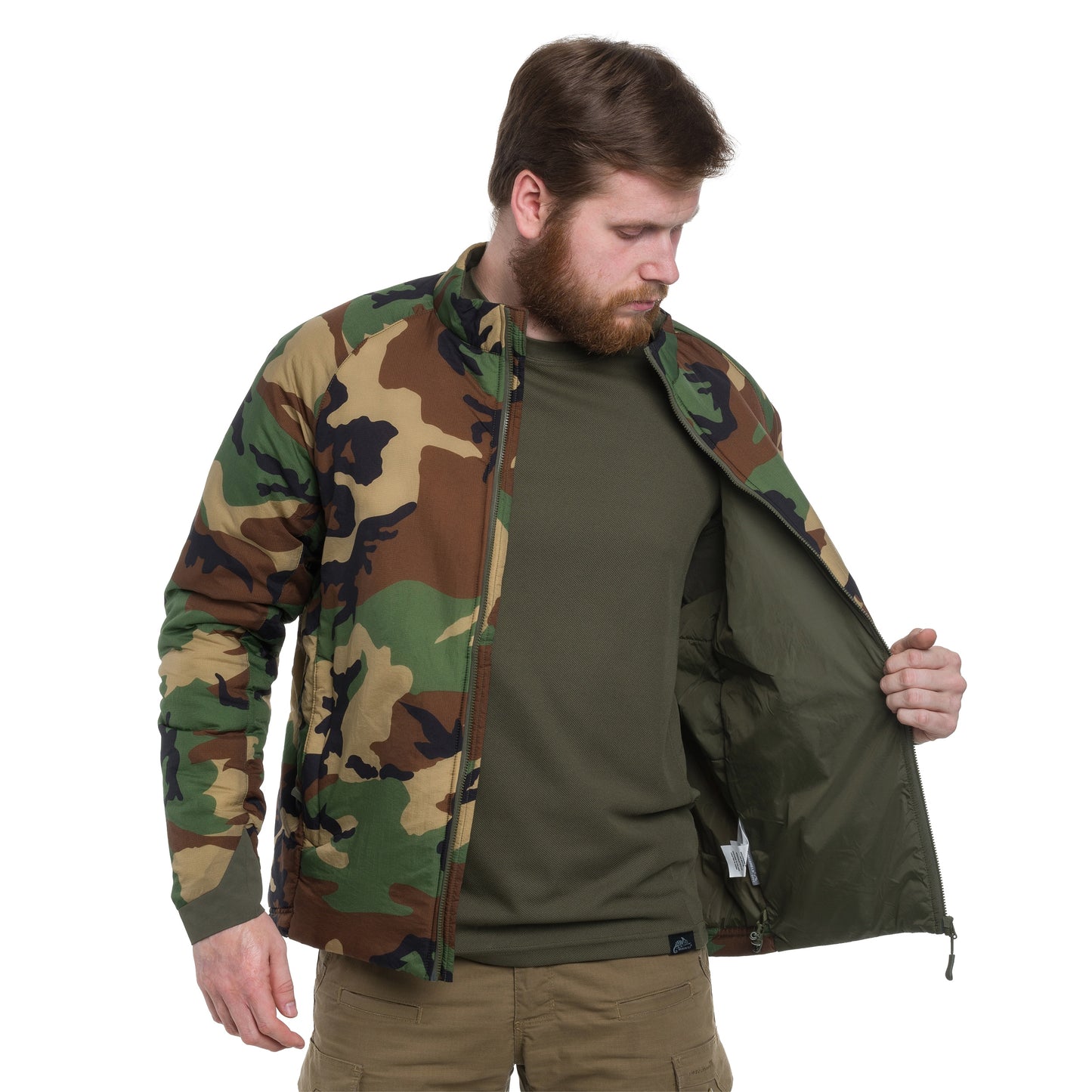 Kurtka Helikon Wolfhound Climashield Apex - US Woodland