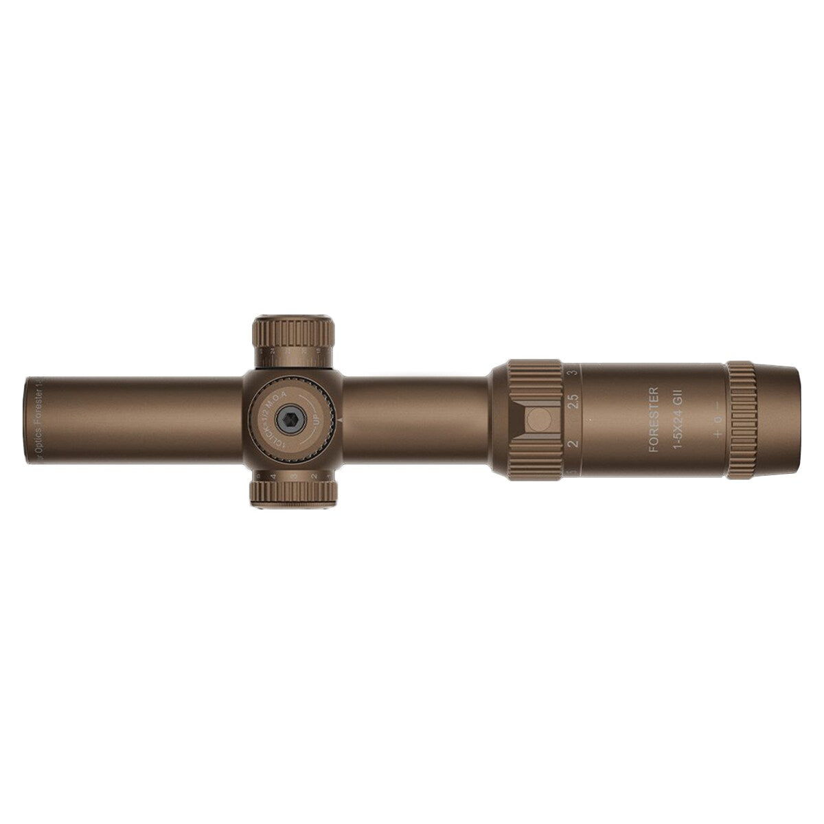 Luneta celownicza Vector Optics Forester 1-5x24 IR SFP VFD-2 Gen II - FDE