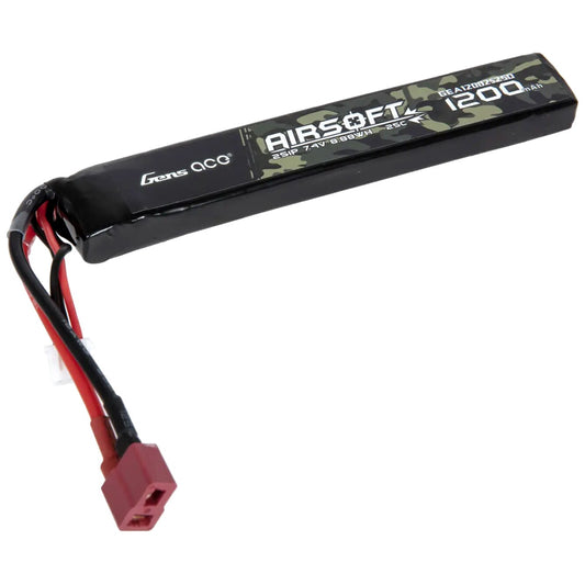 Akumulator ASG Gens Ace Li-Po 7,4V 1200 mAh 25C 2S1P - Deans/T-connect