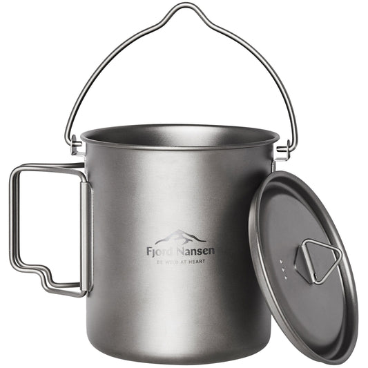 Kubek tytanowy Fjord Nansen Jacon Henge Titanum Cup 750 ml - Silver