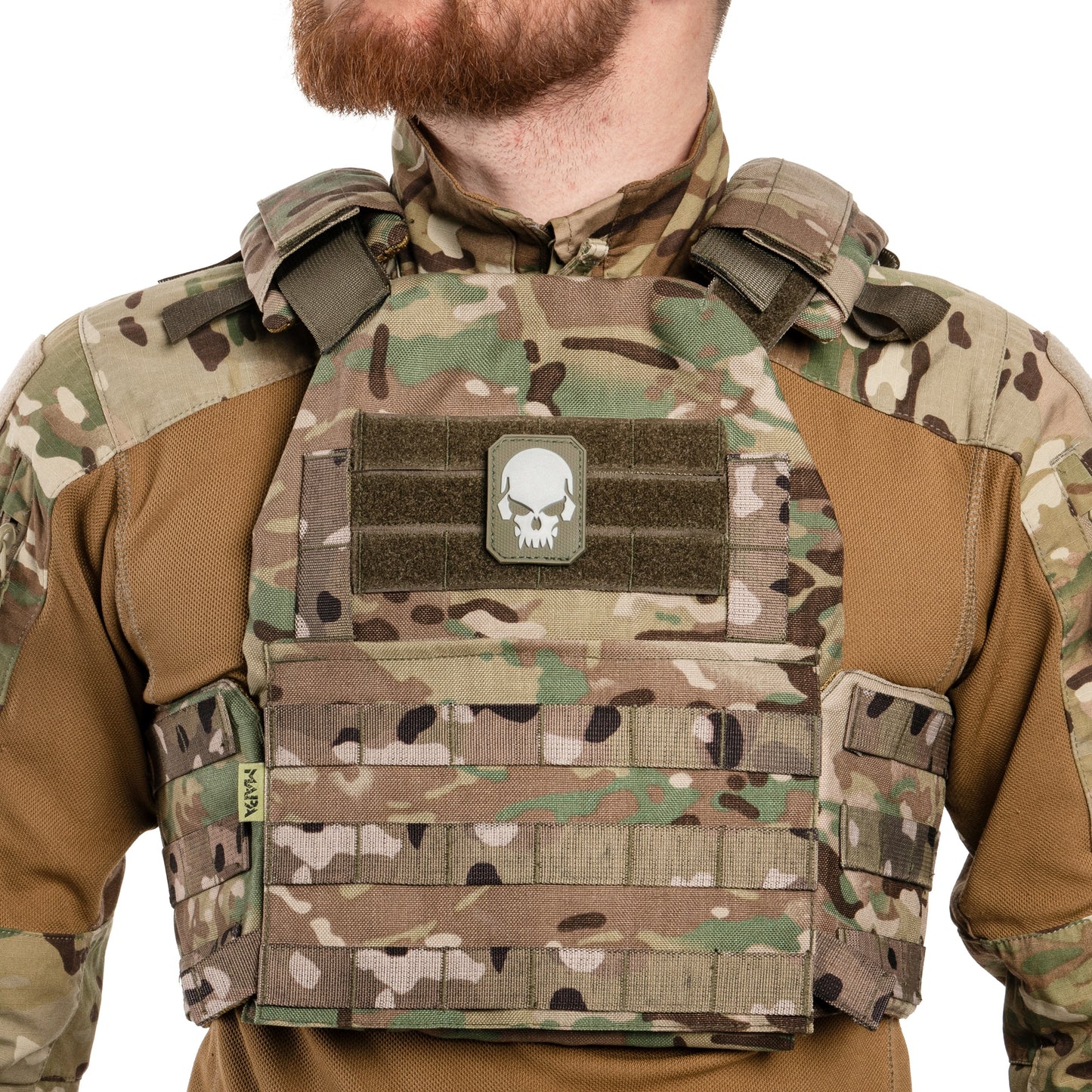 Naszywka Mil-Tec 3D Skull SM - Olive
