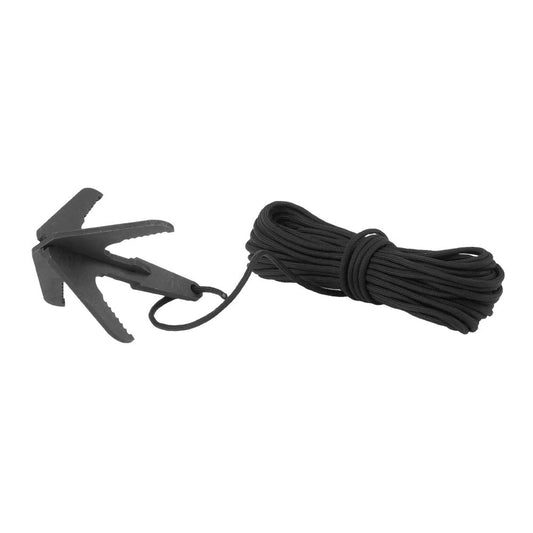 Linka EDCX 550 Paracord 15 m z kotwiczką - Czarna