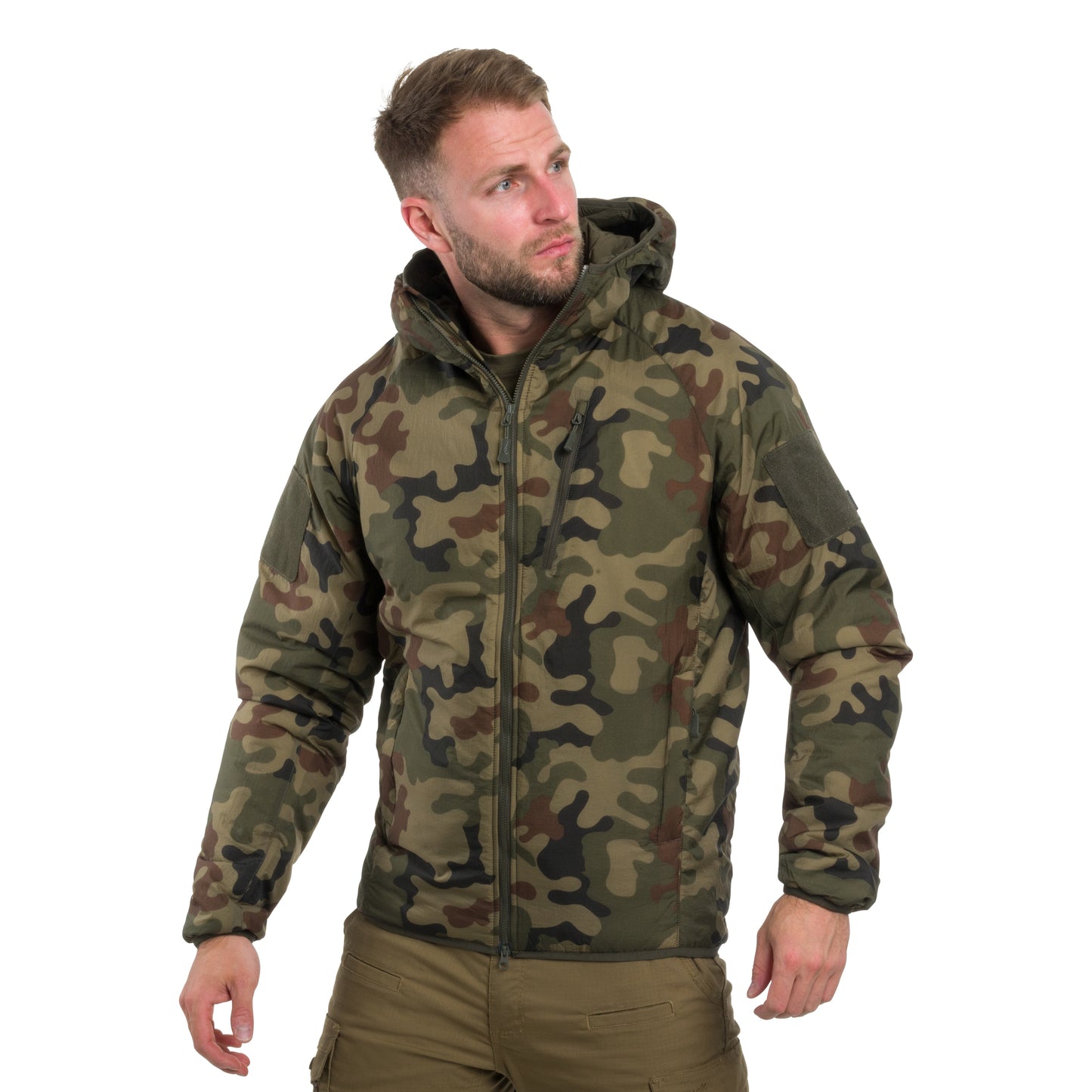 Kurtka Helikon Wolfhound Hoodie - wz.93 Pantera PL Woodland