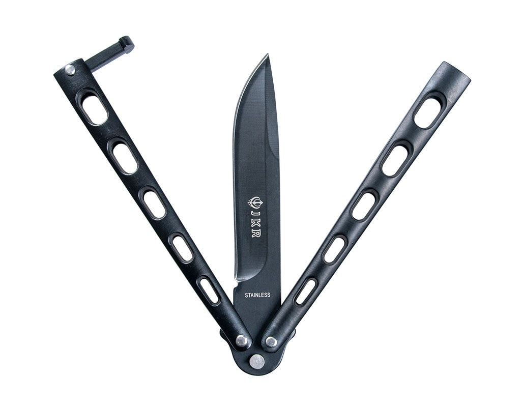 Nóż składany motylek Joker Zamak Black 10,5 cm