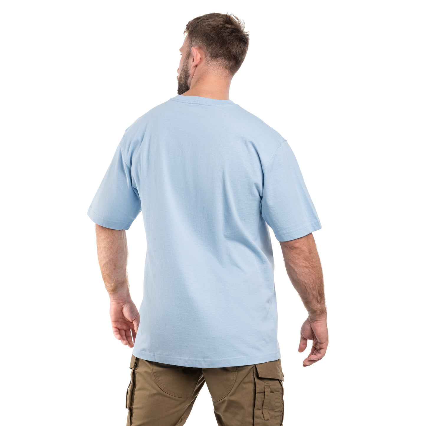Koszulka T-Shirt Carhartt Heavyweight Graphic - Fog Blue