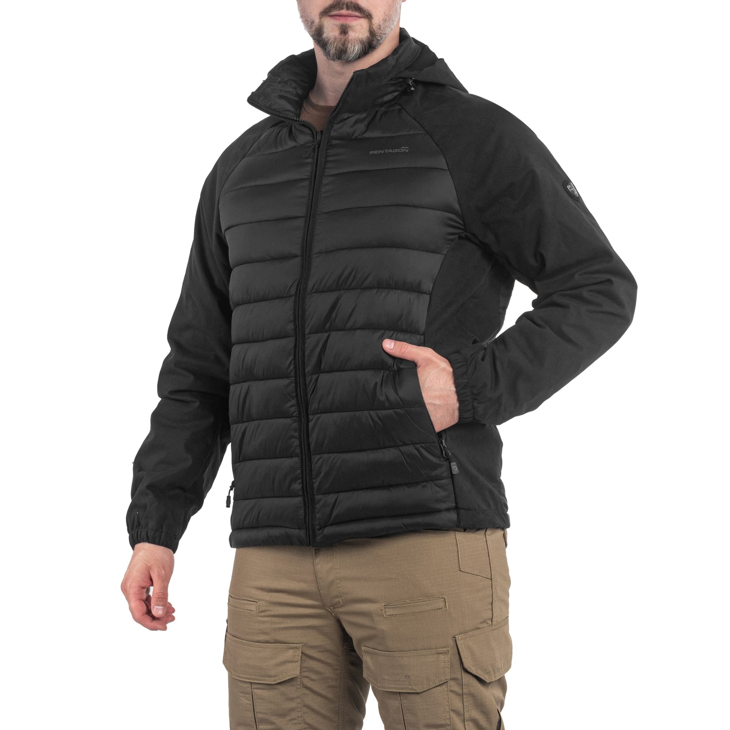 Kurtka Pentagon Neutron Hybrid Jacket - Black