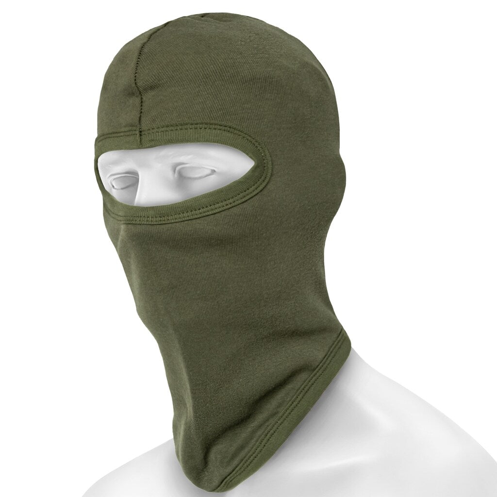Kominiarka bawełniana Mil-Tec z 1 otworem - Olive