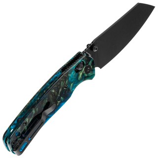 Nóż składany Bestechman Cicada's Wing - Dark Blue Patterned Resin