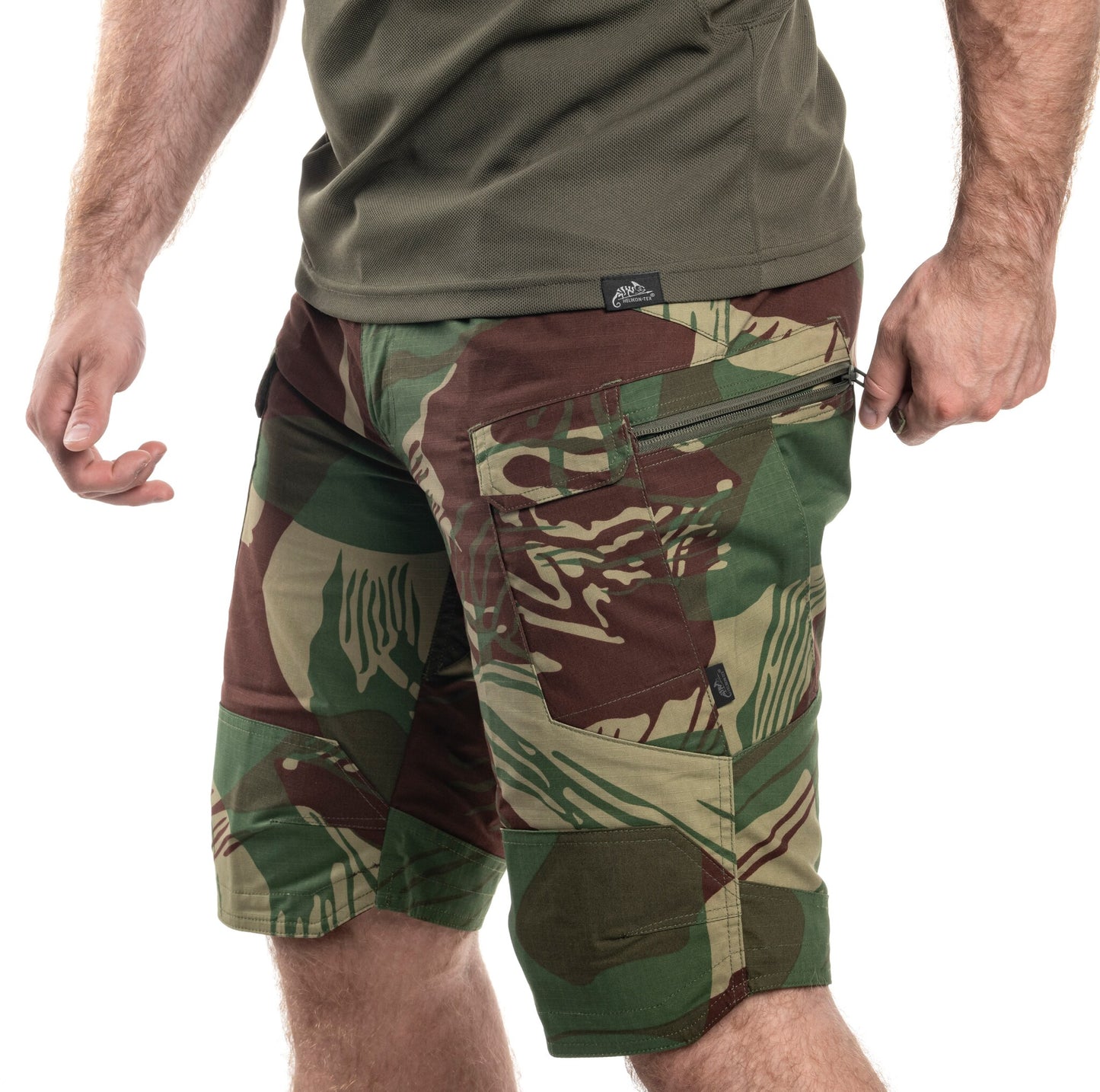 Szorty Helikon UTS 11" PolyCotton Stretch Rip-Stop - Rhodesian Camo
