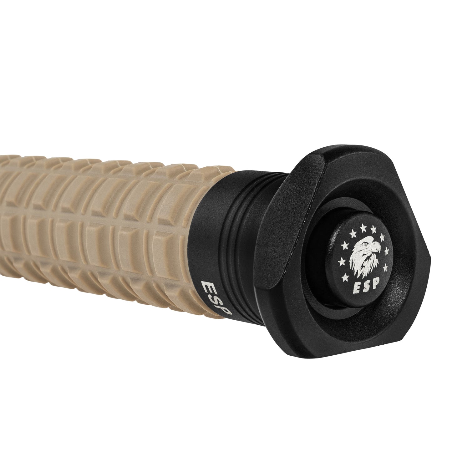 Pałka teleskopowa ESP Easy Lock Button Triangle End hartowana 16" Khaki/Black
