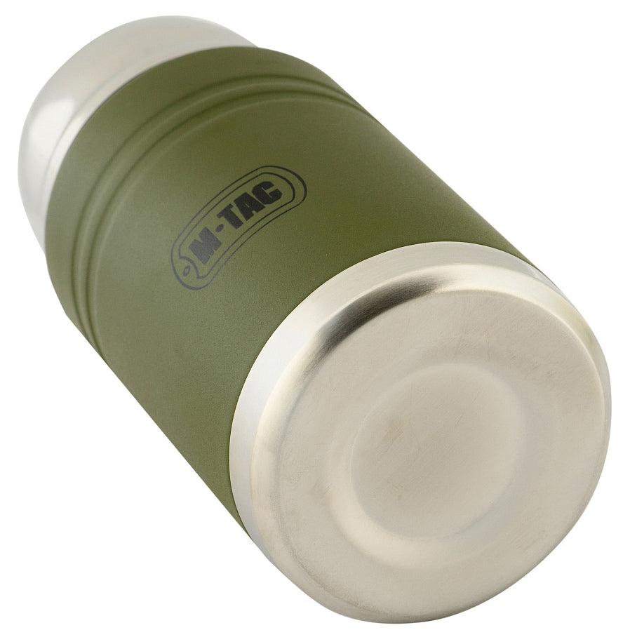 Termos obiadowy M-Tac ze składaną łyżką 750 ml - Olive