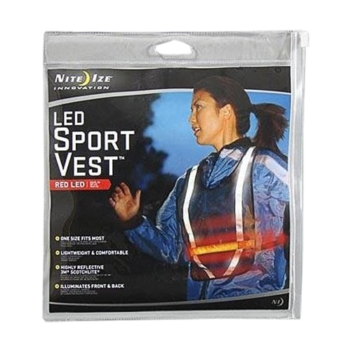 Kamizelka odblaskowa Nite Ize LED Sport Vest Ver.2 - Grey