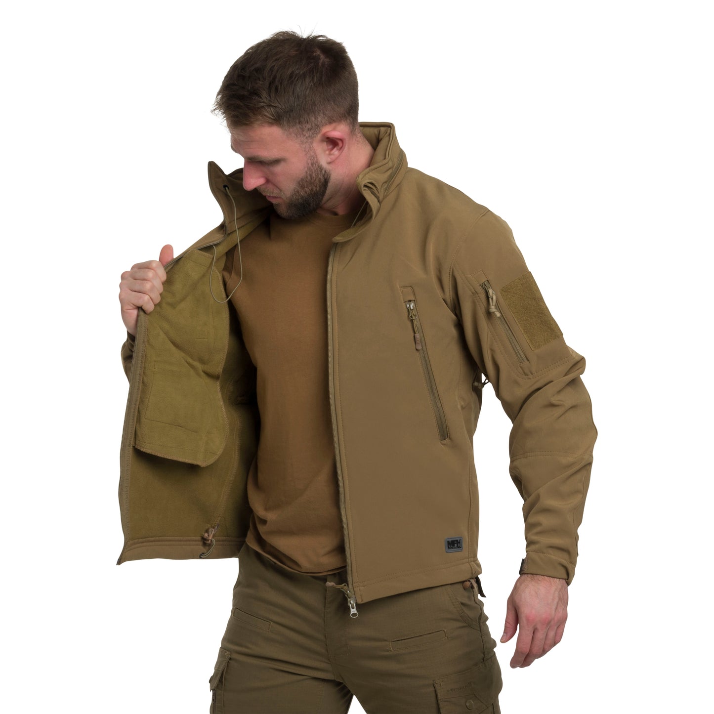 Kurtka MFH Scorpion Softshell - Coyote