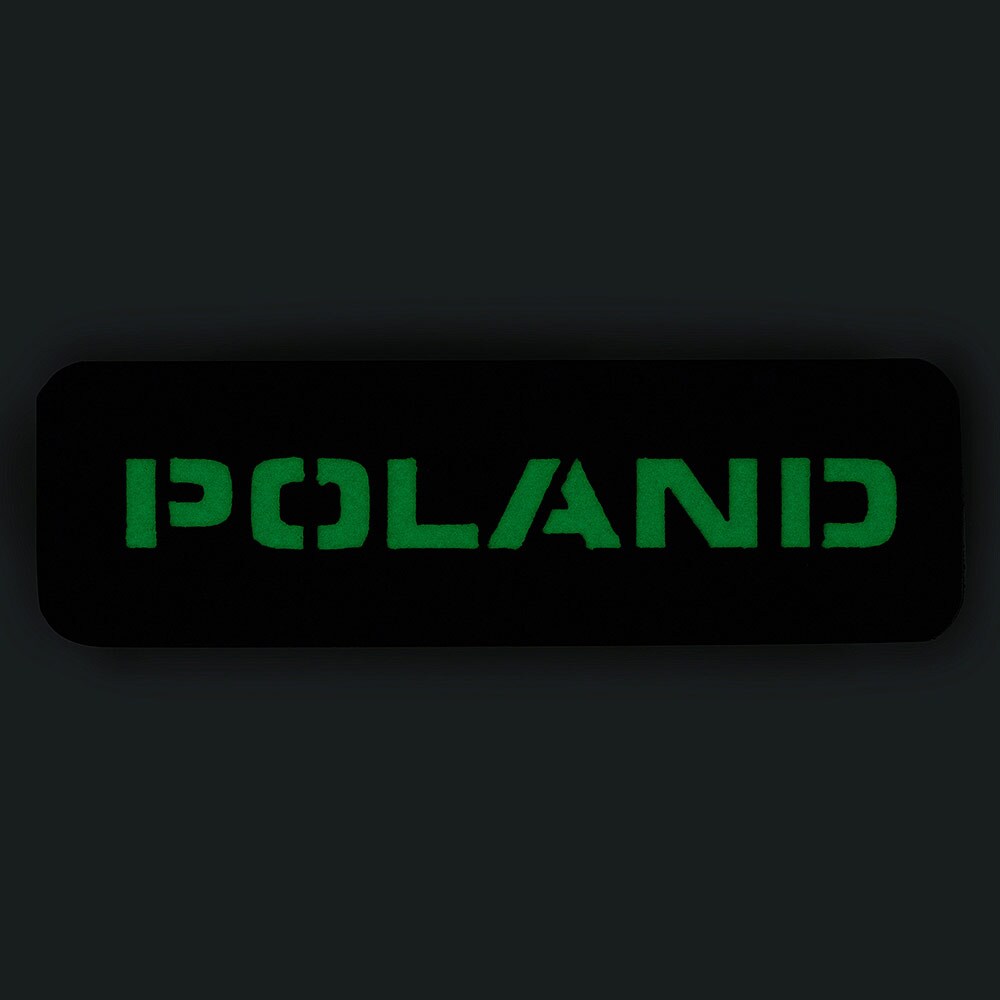 Naszywka M-Tac Poland Laser Cut - Black Luminate