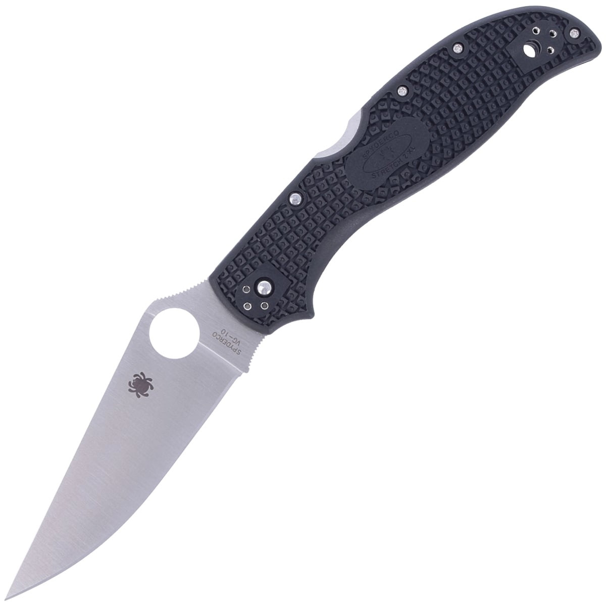 Nóż składany Spyderco Stretch 2 XL VG-10 - Black