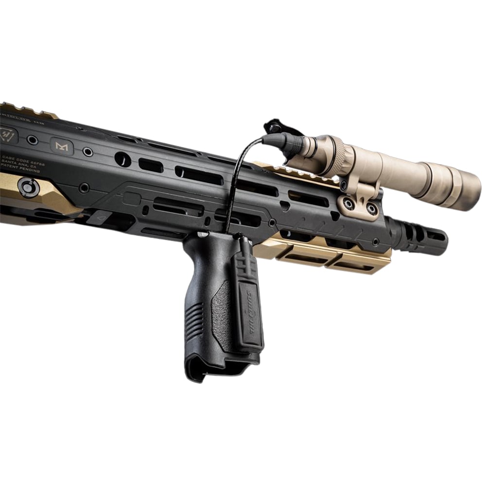 Chwyt przedni Strike Industries M-LOK Angled Vertical Grip Long - Black