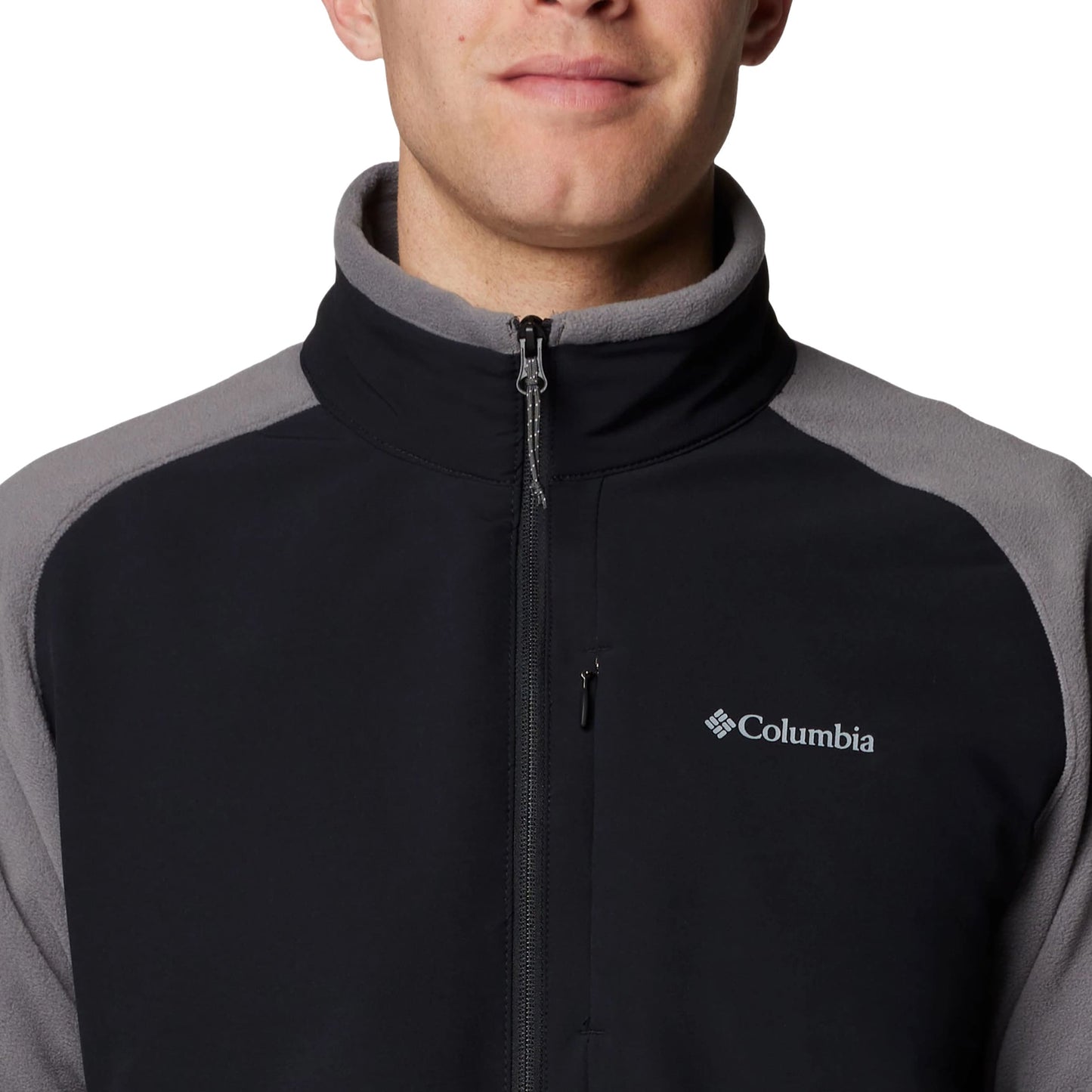 Polar Columbia Sage Peak Fleece - City Grey/Black