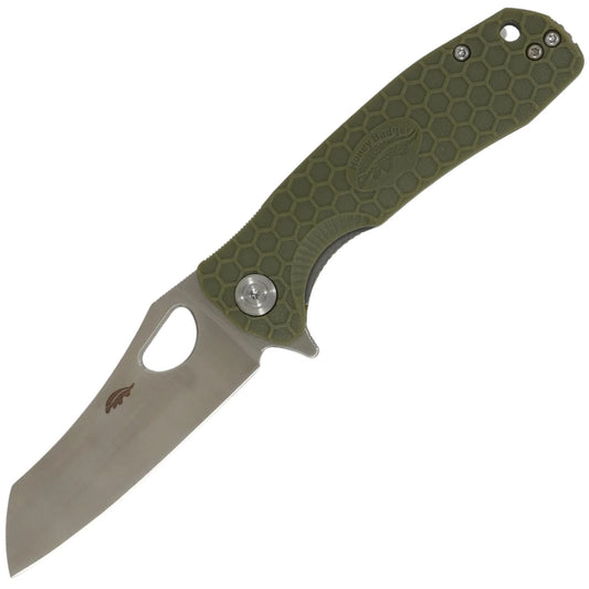 Nóż składany Honey Badger Wharncleaver D2 Large - Green
