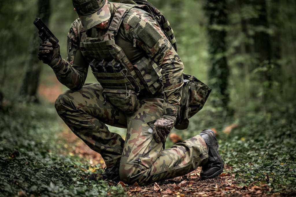 Modułowa kamizelka taktyczna Helikon Guardian Military Set wz.93 Pantera PL Woodland - na płyty L
