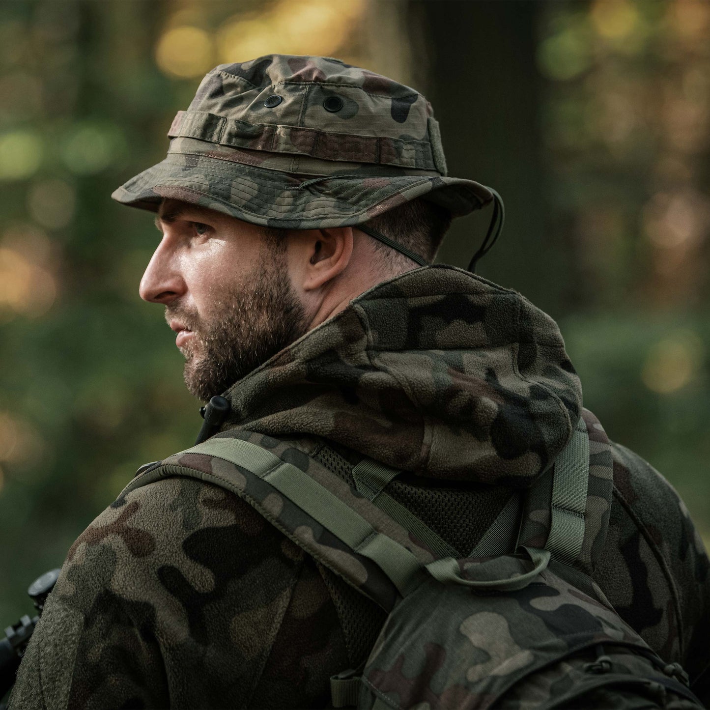 Kapelusz Helikon Boonie Mk2 PolyCotton Stretch Rip-Stop - wz.93 Pantera PL Woodland
