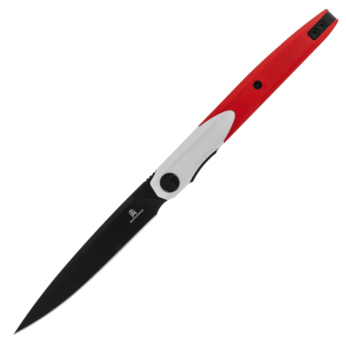 Nóż składany Bestechman Lanza G10 - Red/White