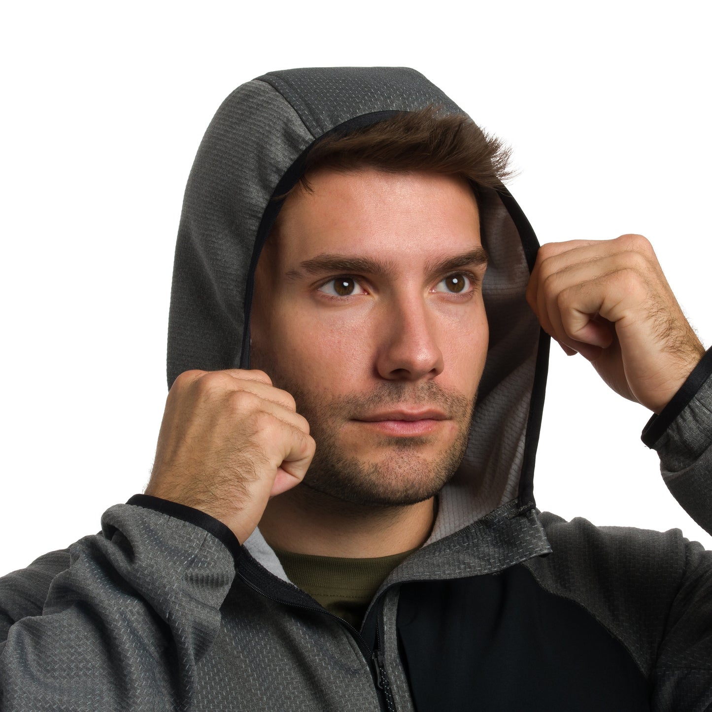 Bluza Columbia Triple Canyon II Hooded - City Grey/Black