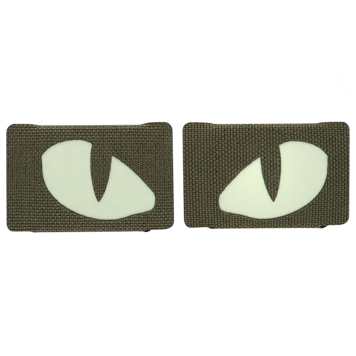 Naszywka M-Tac Tiger Eyes Laser Cut (para) - Ranger Green