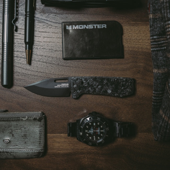 Nóż składany SOG Ultra XR XHP - Blackout