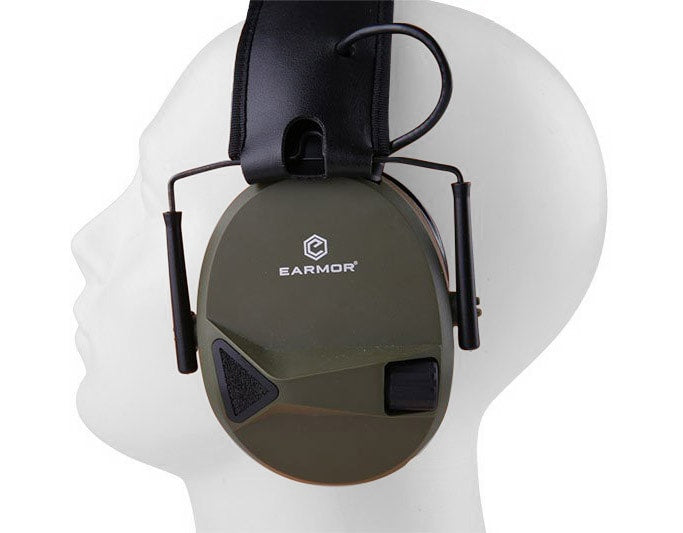 Ochronniki słuchu aktywne Earmor M30 - Foliage Green
