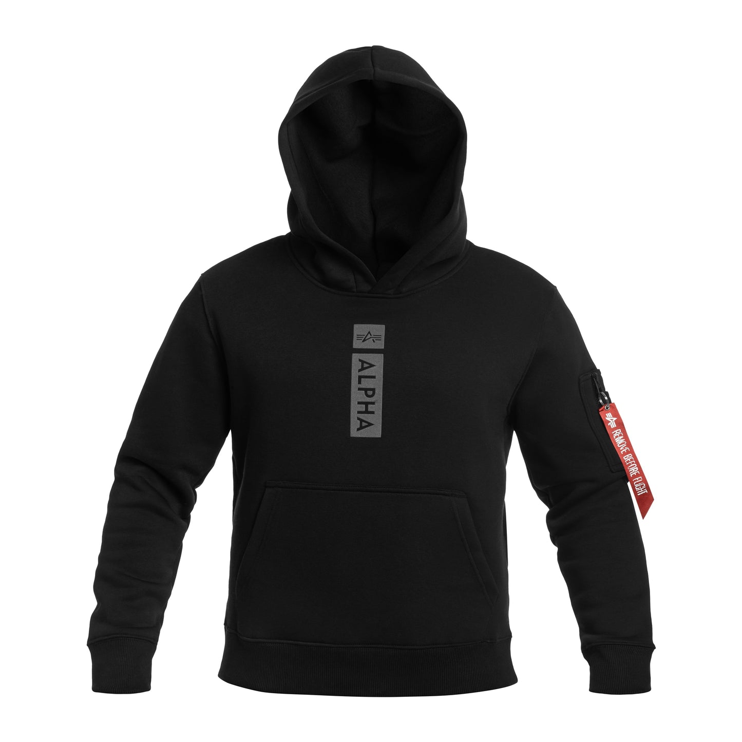 Bluza Alpha Industries Alpha Puff Print Hoodie - Black