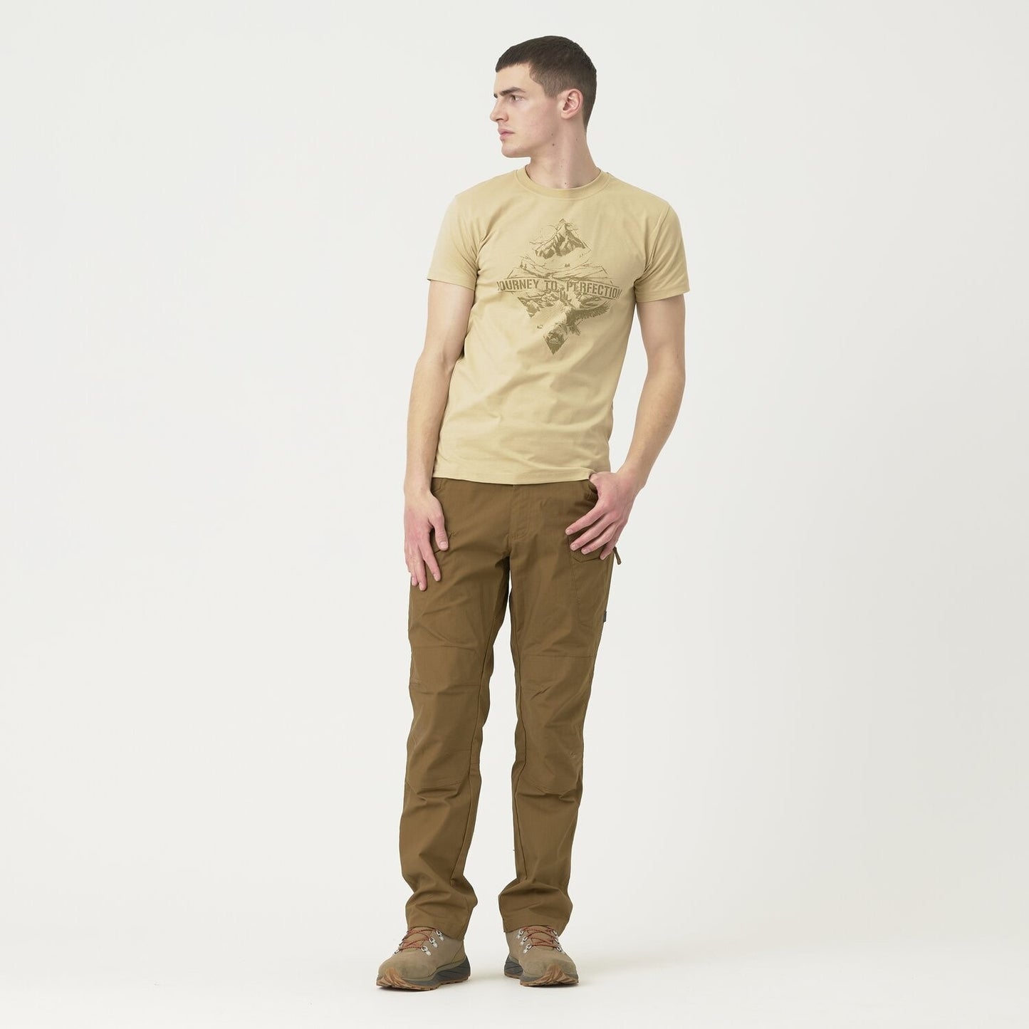 Koszulka T-shirt Helikon Mountain Stream - Khaki