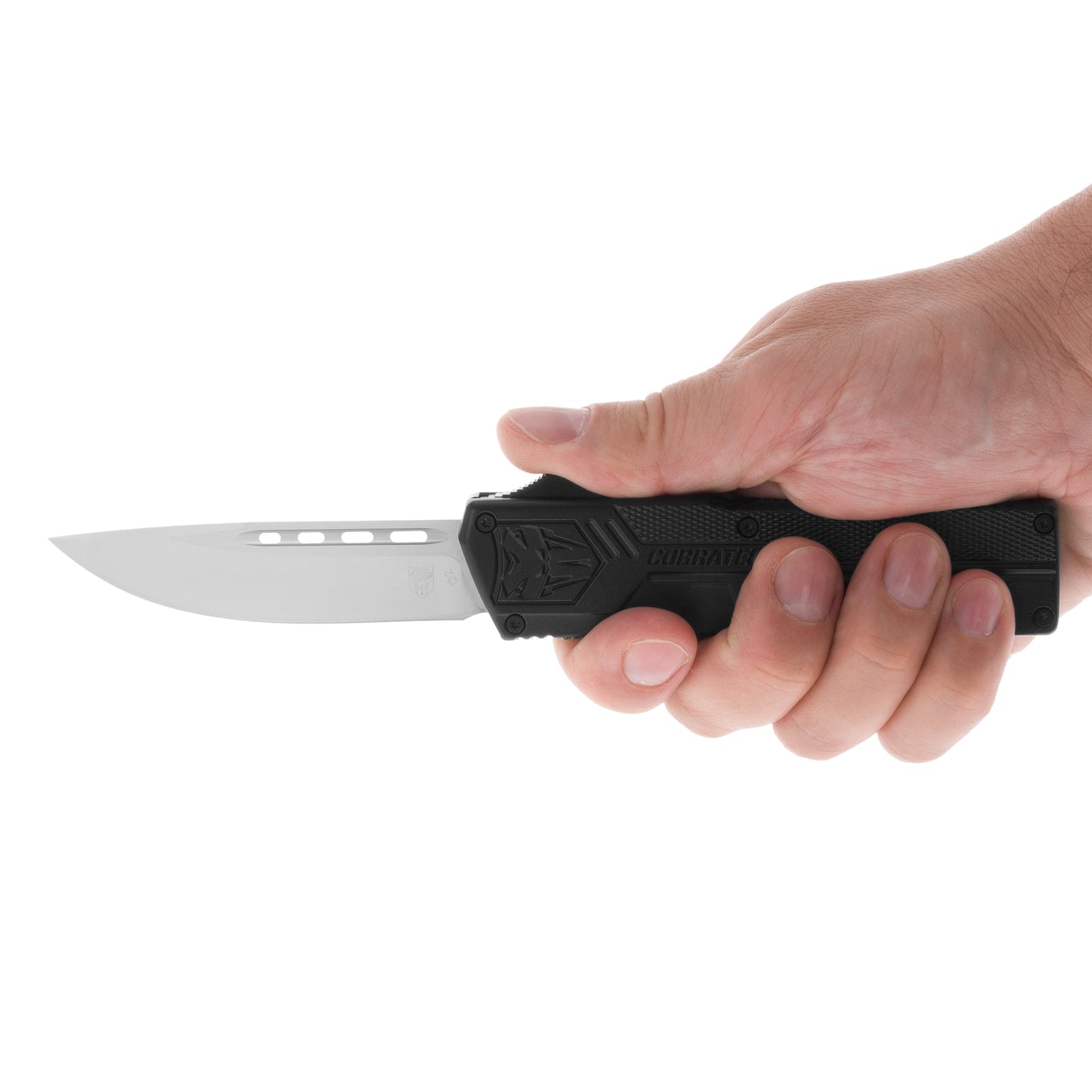 Nóż sprężynowy CobraTec D2 Lightweight OTF Black
