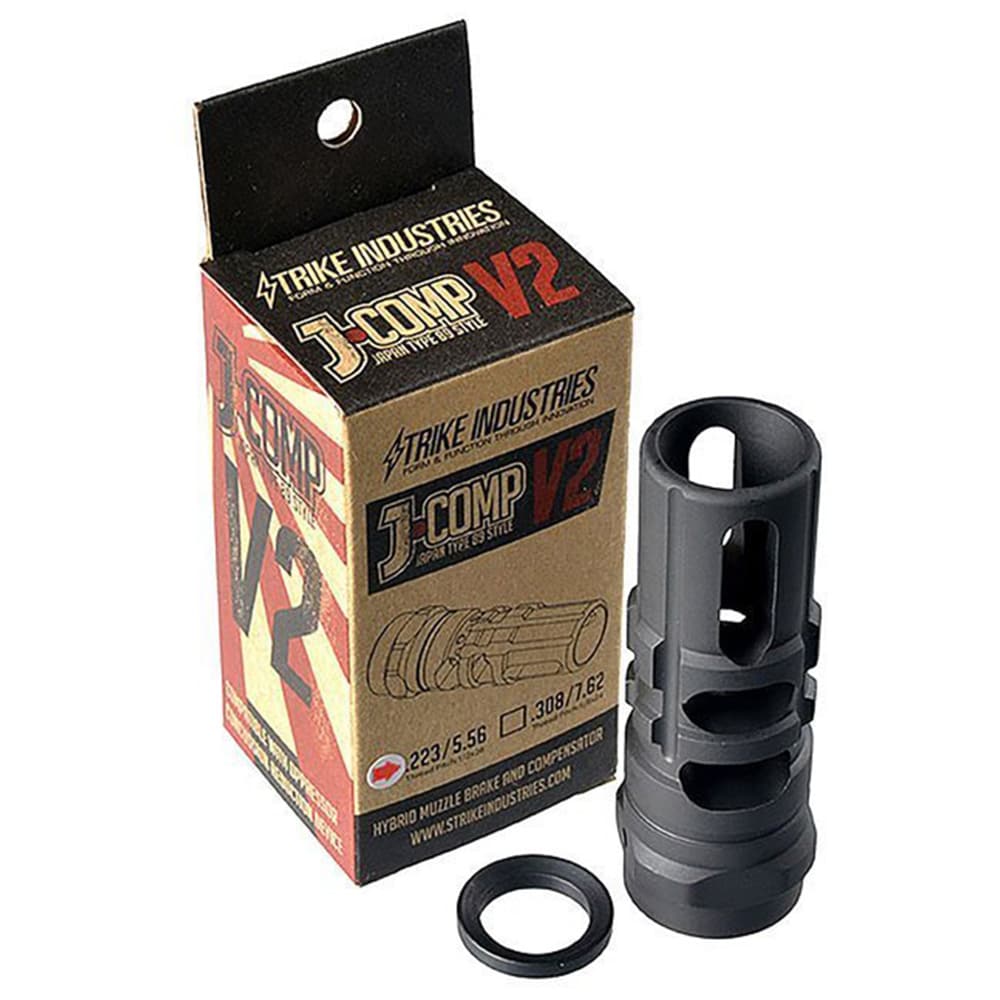 Kompensator Strike Industries JCOMP Gen2 do karabinków AR .223/5,56 mm - Black