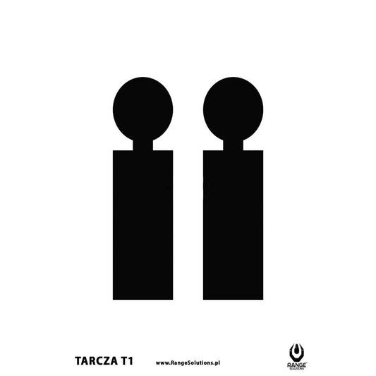 Tarcze strzeleckie Range Solutions T1 - 50 szt.