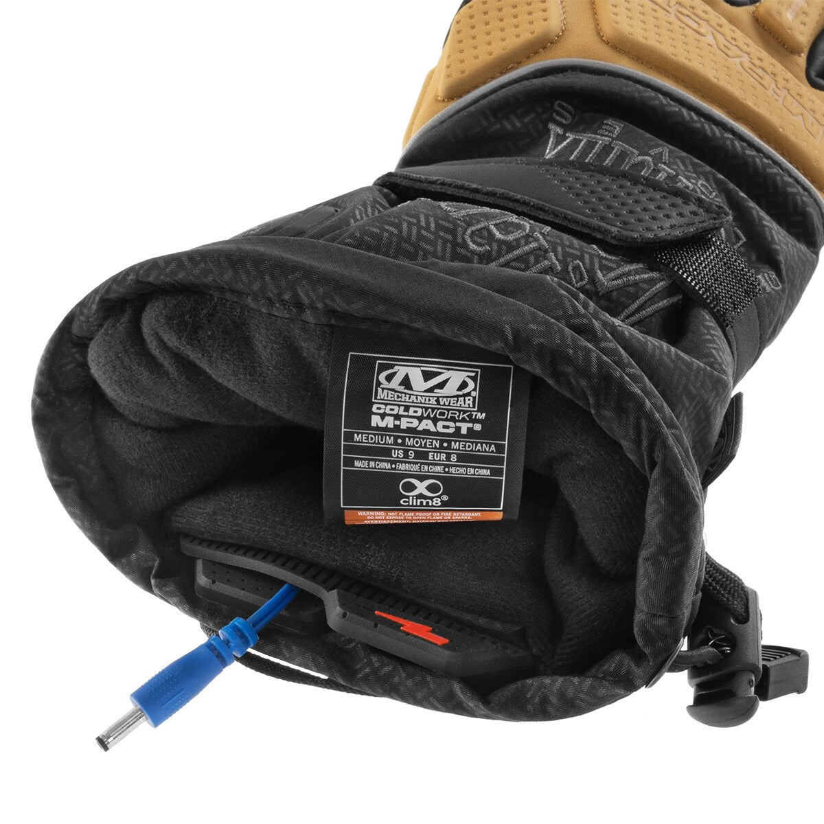 Rękawice podgrzewane Mechanix Wear ColdWork M-Pact Heated Brown/Black