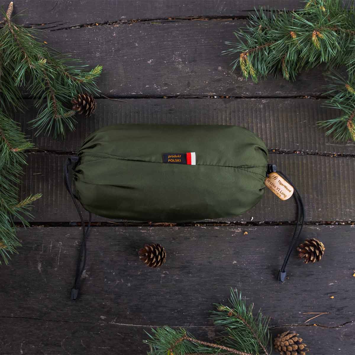 Hamak TigerWood Ważka V1 Long Olive - z moskitierą