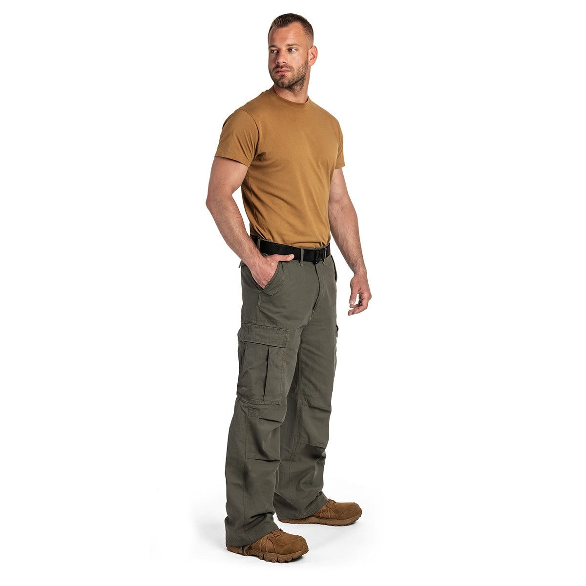 Spodnie wojskowe Brandit M65 Vintage - Olive