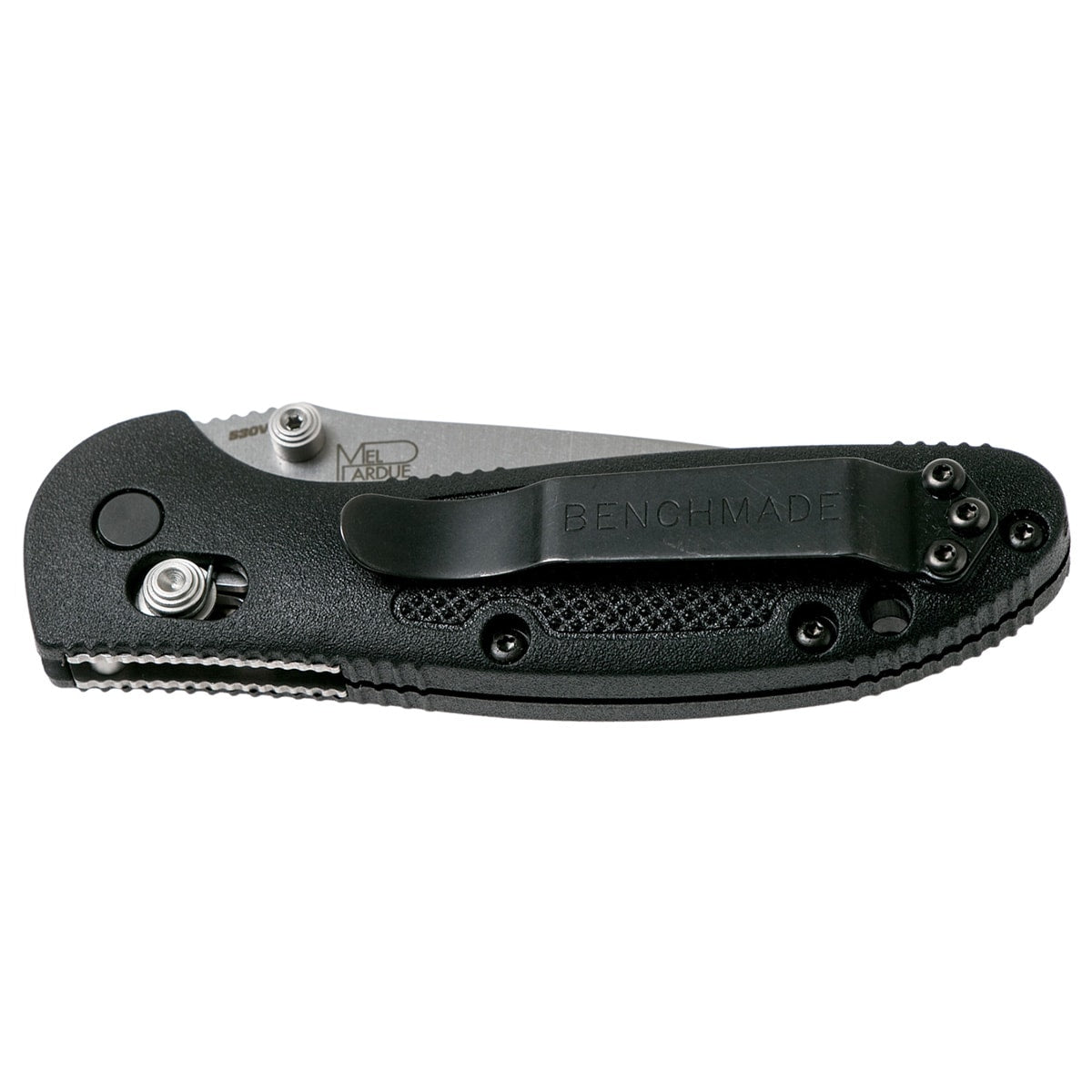 Nóż składany Benchmade Mini Griptilian CPM-S30V - Black Grivory
