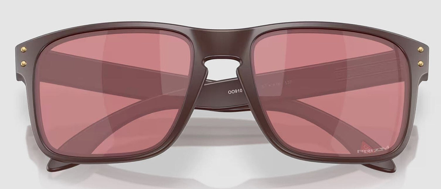 Okulary przeciwsłoneczne Oakley Holbrook - Matte Grenache/Prizm Dark Golf