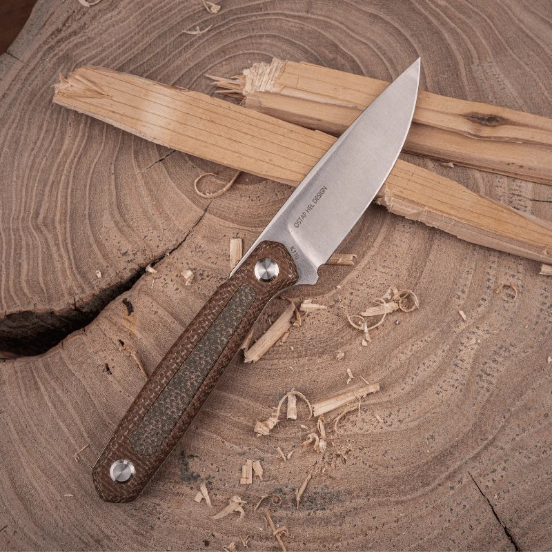 Nóż Real Steel Dex 3501NG - Natural/Green Micarta