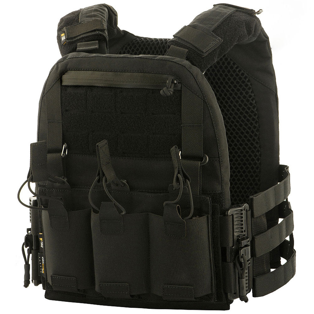 Kamizelka taktyczna typu Plate Carrier M-Tac Cuirass QRS Black - na płyty rozmiar S/M
