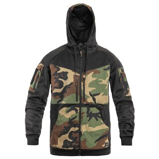 Bluza Helikon Rogue Hoodie - Black/US Woodland