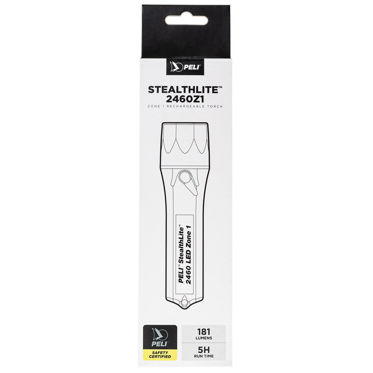 Latarka akumulatorowa Peli ATEX 2460 Z1 Stealthlite - 181 lumenów
