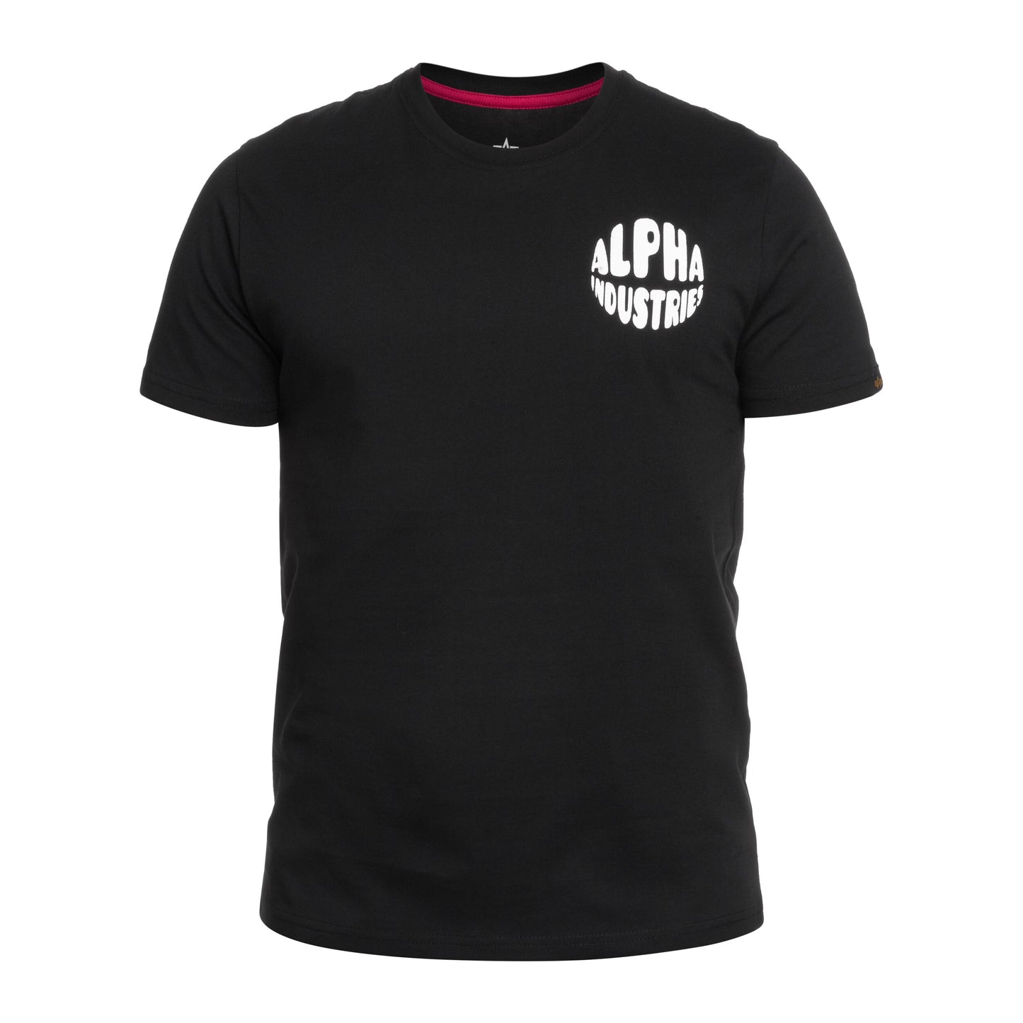 Koszulka T-shirt Alpha Industries Logo Back Print - Black