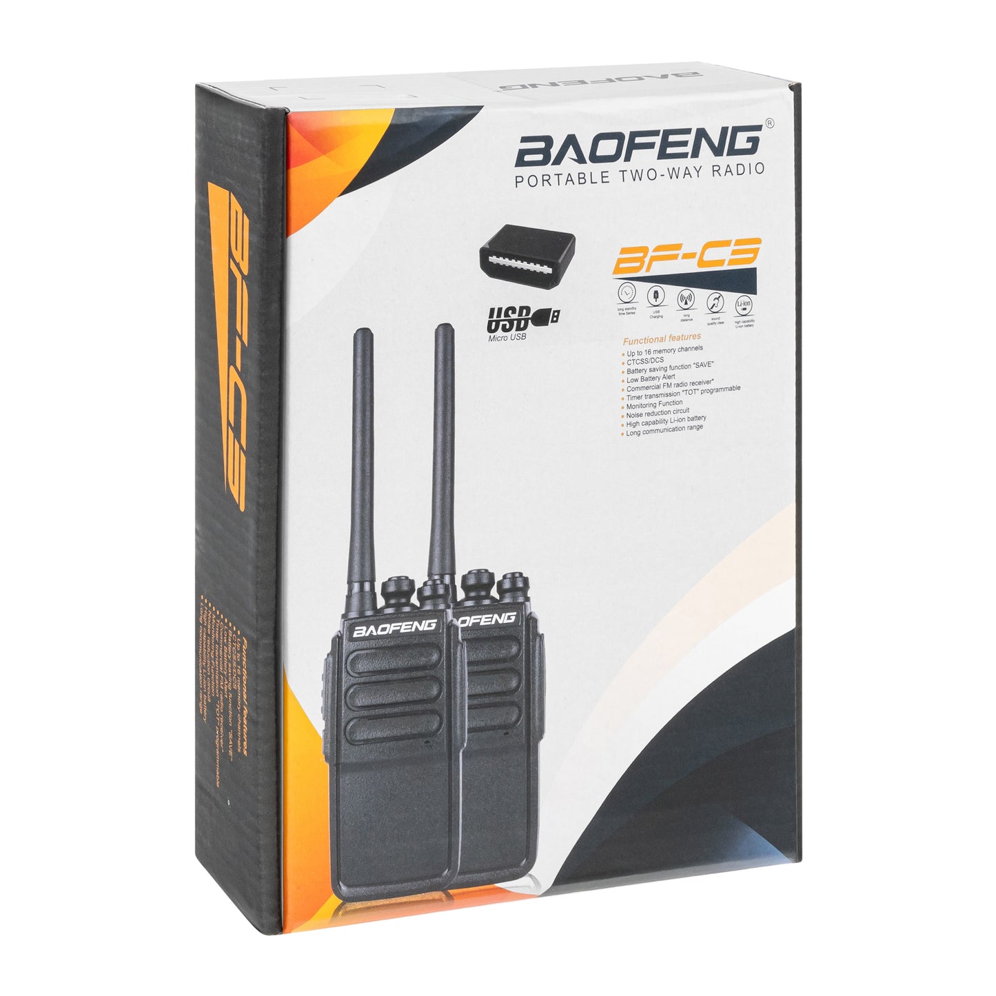 Radiotelefon Baofeng C3 PMR - 2 szt.