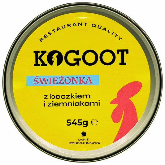 Żywność konserwowana Kogoot - Świeżonka z ziemniakami i boczkiem 545 g