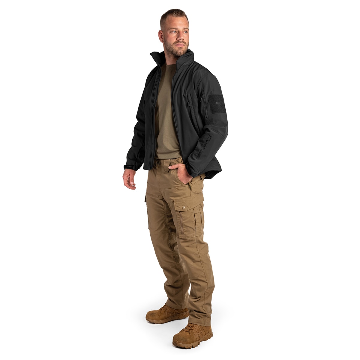Kurtka Highlander Forces Tactical Softshell - Black
