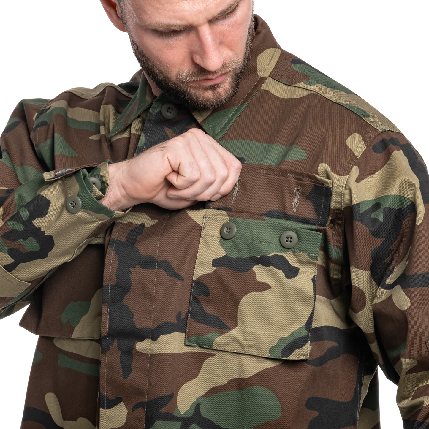 Bluza Mil-Tec BDU PolyCotton Woodland