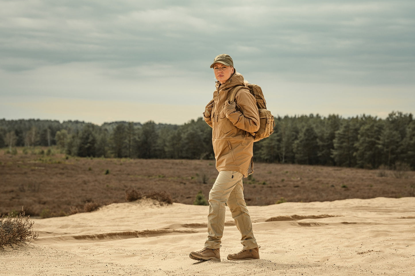 Kurtka Helikon Pilgrim Anorak - Coyote
